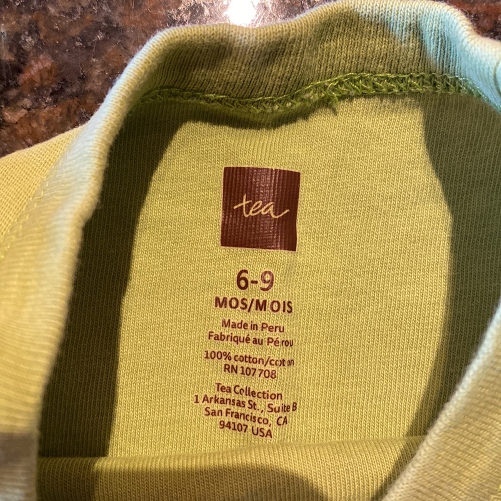 Two Tea Collection graphic tees - 6-9M - Picture 2 of 5